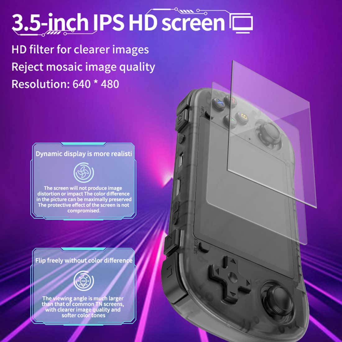 Powkiddy X35H Retro Handheld Game Console