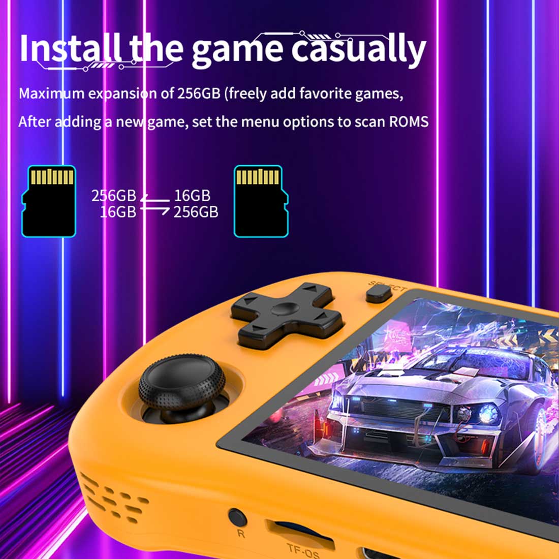 Powkiddy X35H Retro Handheld Game Console