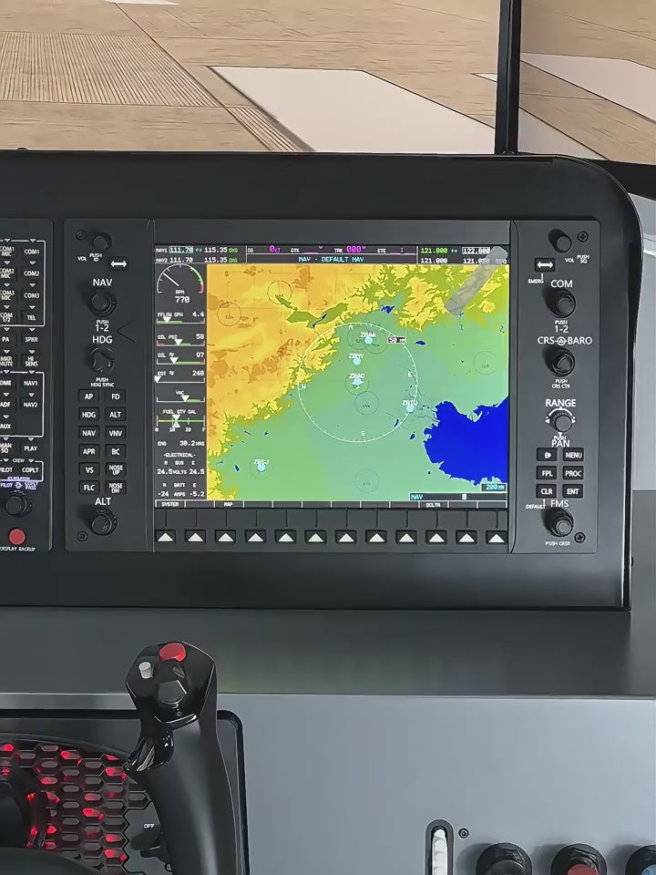 G1000 3-Piece Avionics Set: 10.4-Inch PFD+MFD & Audio Panel w/ Mounts - 1:1 Scale for X-Plane/MSFS/Prepar3D