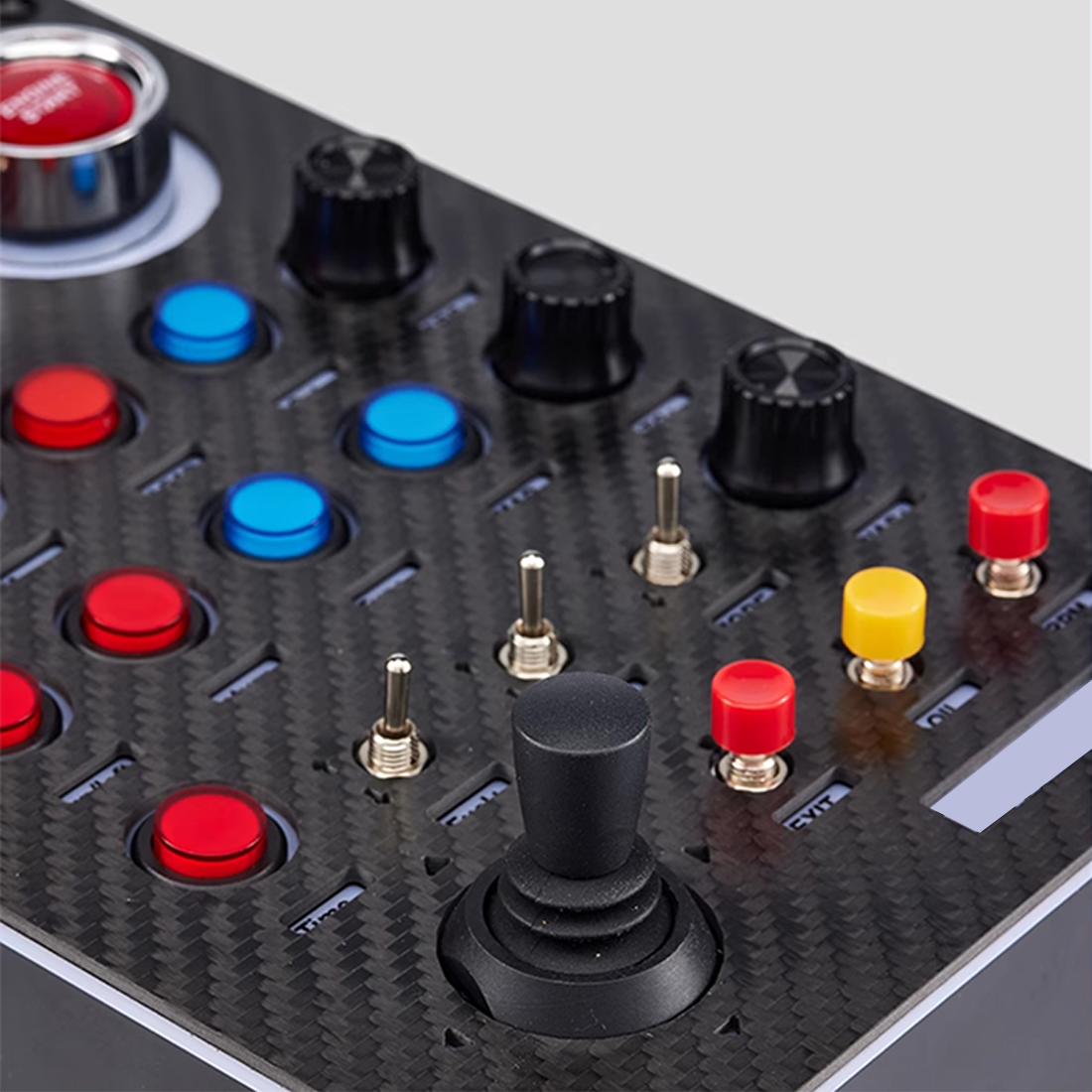 RGB Full-Color Backlit Control Box for Mainstream Windows Racing Simulators