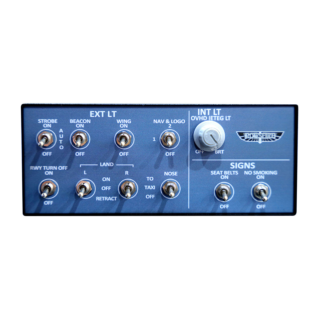Rowsfire A101 A320 mini Light Overhead Panel (OVH) for MSFS 2020 / 2024 - Backlit Edition