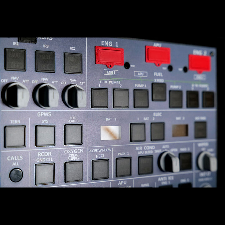 Rowsfire A107 A320pro/A320 MAX Light Overhead Panel (OVH)-Presale - Mechdiy