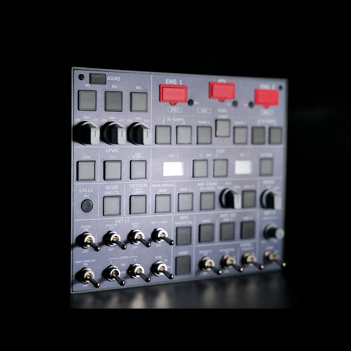 Rowsfire A107 A320pro/A320 MAX Light Overhead Panel (OVH)-Presale