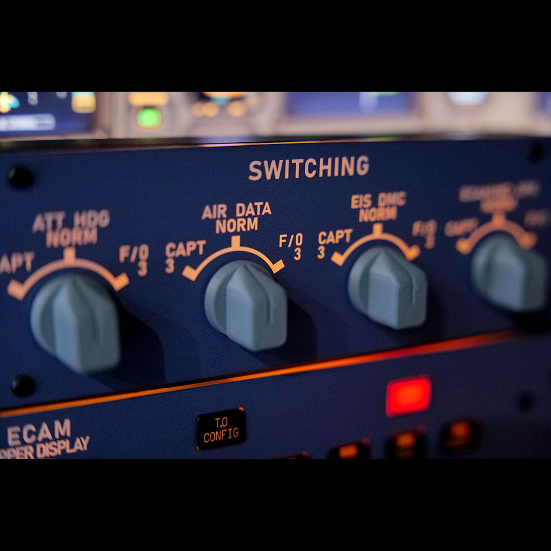 Rowsfire A109 ATT-ADIRS-EIS Integrated Panel (A320/A310/A350) - For MSFS 2020/2024, Fenix, FBW & ini - Mechdiy