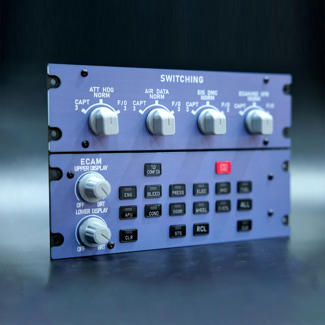 Rowsfire A109 ATT-ADIRS-EIS Integrated Panel (A320/A310/A350) - For MSFS 2020/2024, Fenix, FBW & ini - Mechdiy