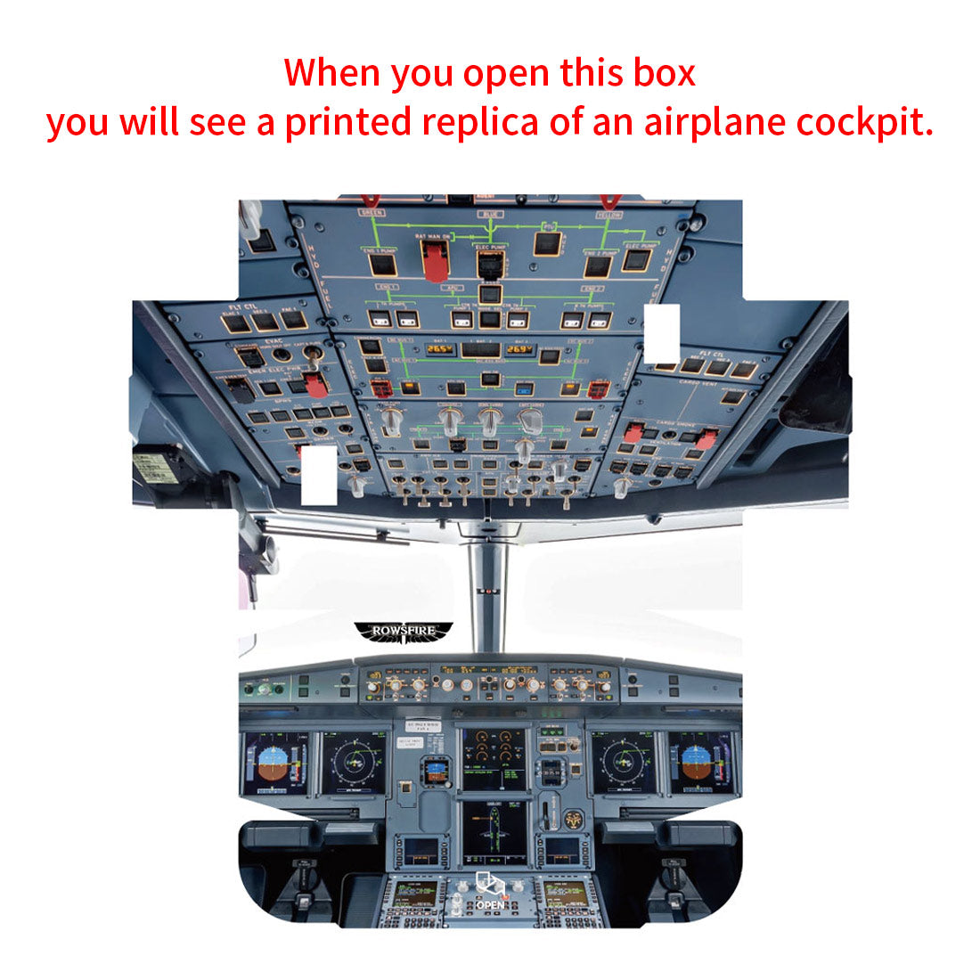 Rowsfire B101 B737 EFIS (ECP) Panel - Mechdiy
