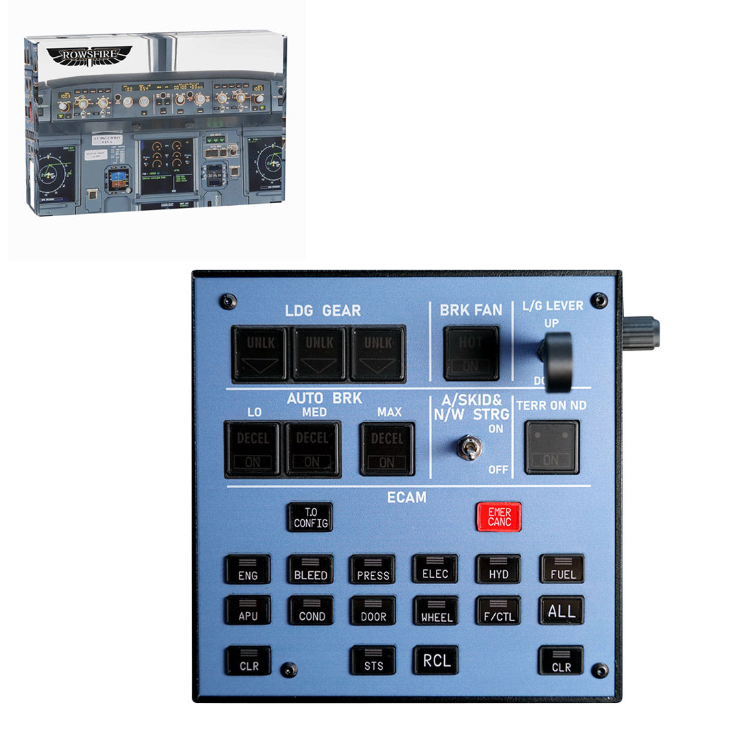 Rowsfire A103 A320/A310/A350/XECAM HOME COCKPIT Landing Gear Indicator Integrated Panel - Mechdiy