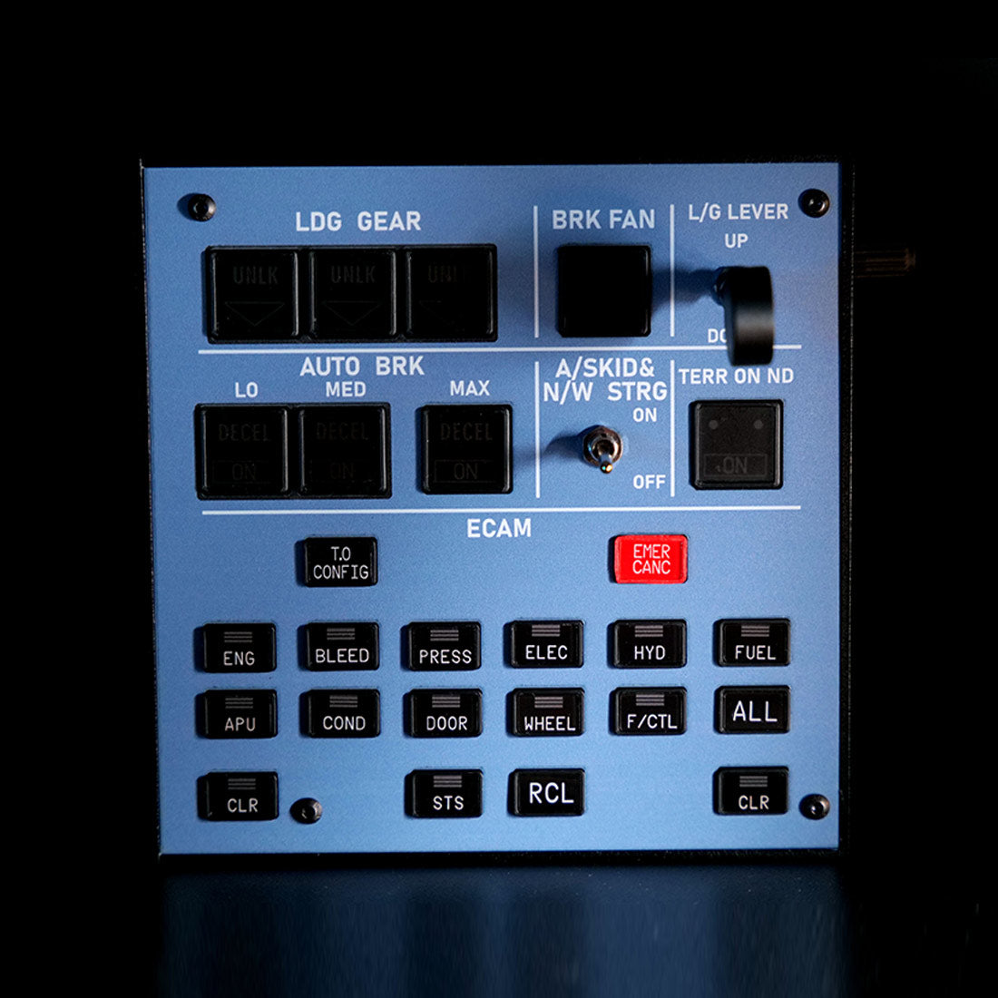 Rowsfire A103 A320/A310/A350/XECAM HOME COCKPIT Landing Gear Indicator Integrated Panel - Mechdiy