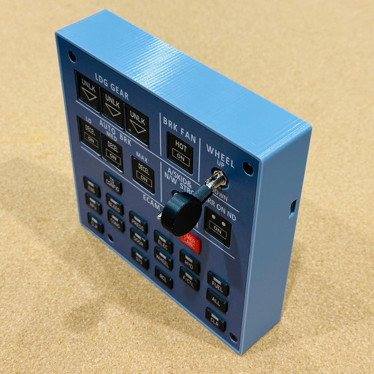 Rowsfire A103 A320/A310/A350/XECAM HOME COCKPIT Landing Gear Indicator Integrated Panel - Mechdiy