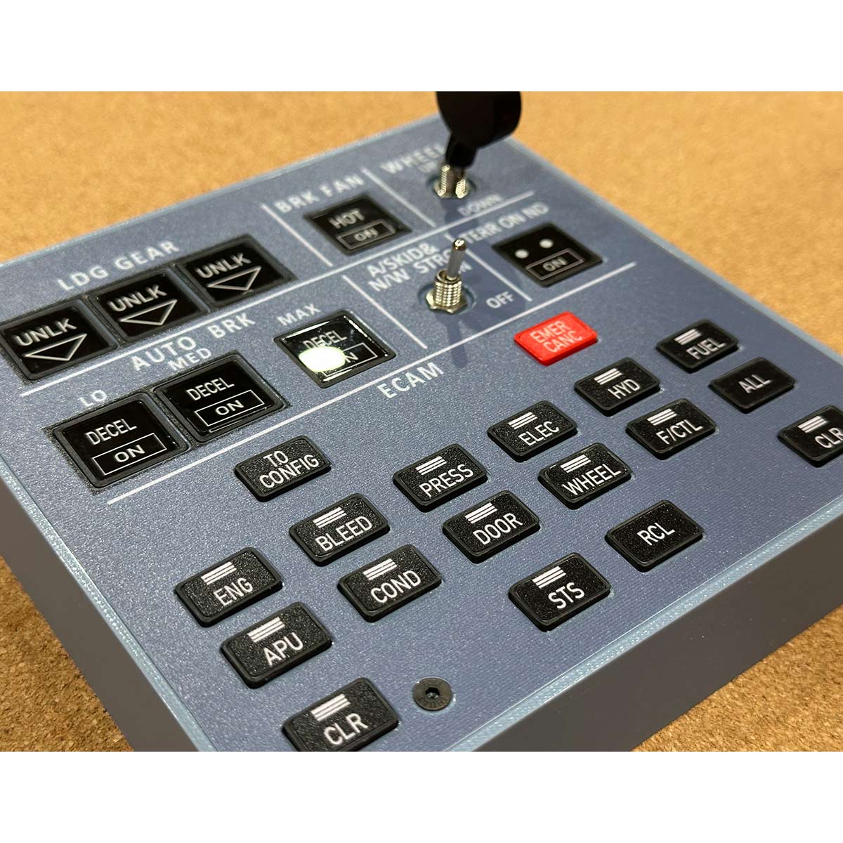 Rowsfire A103 A320/A310/A350/XECAM HOME COCKPIT Landing Gear Indicator Integrated Panel - Mechdiy