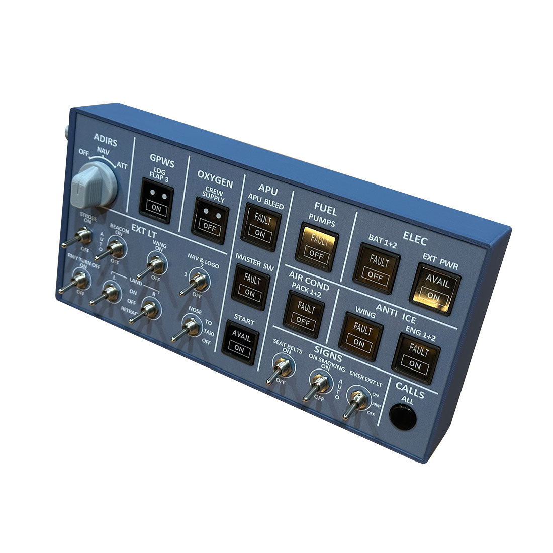 Rowsfire A106 pro A320 pro Light OVH Overhead Panel