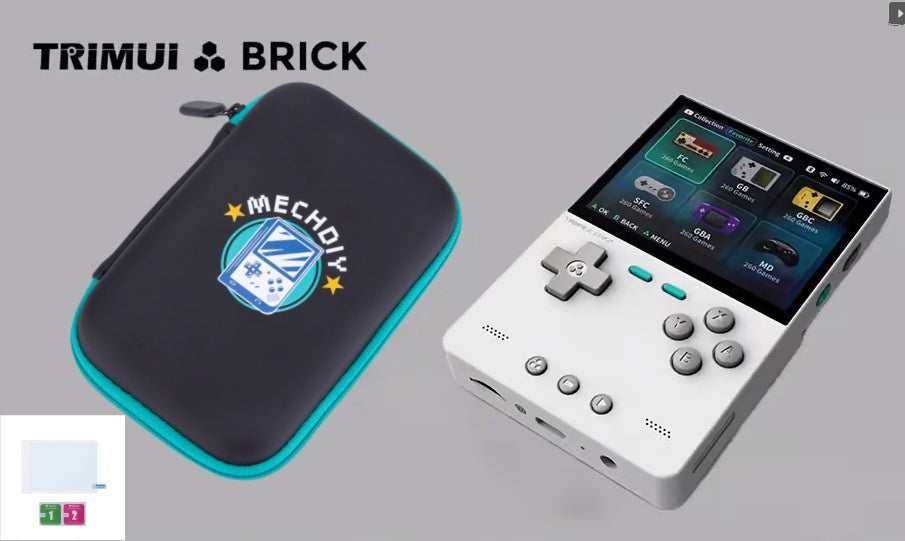 Trimui Brick Retro Handheld Game Console | Mechdiy