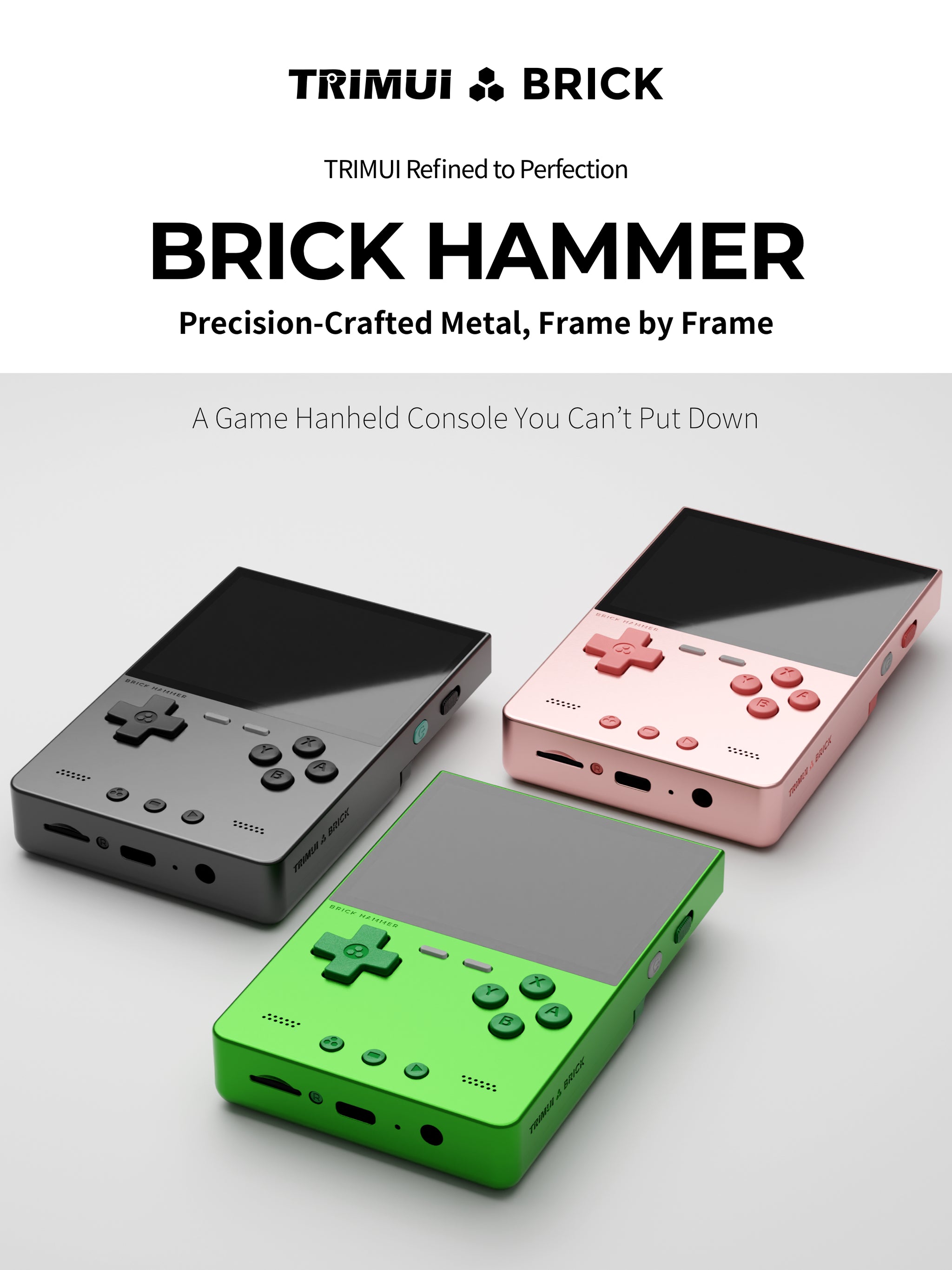 TRIMUI Brick Hammer Retro Handheld Game Console - Mechdiy