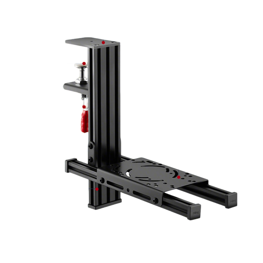 Flight Sim Joystick & Throttle Desk Mount: Heavy-Duty Aluminum Clamp w/ Dual Bases - Fits WinWing/Thrustmaster/VIRPL (Max 20kg Load)
