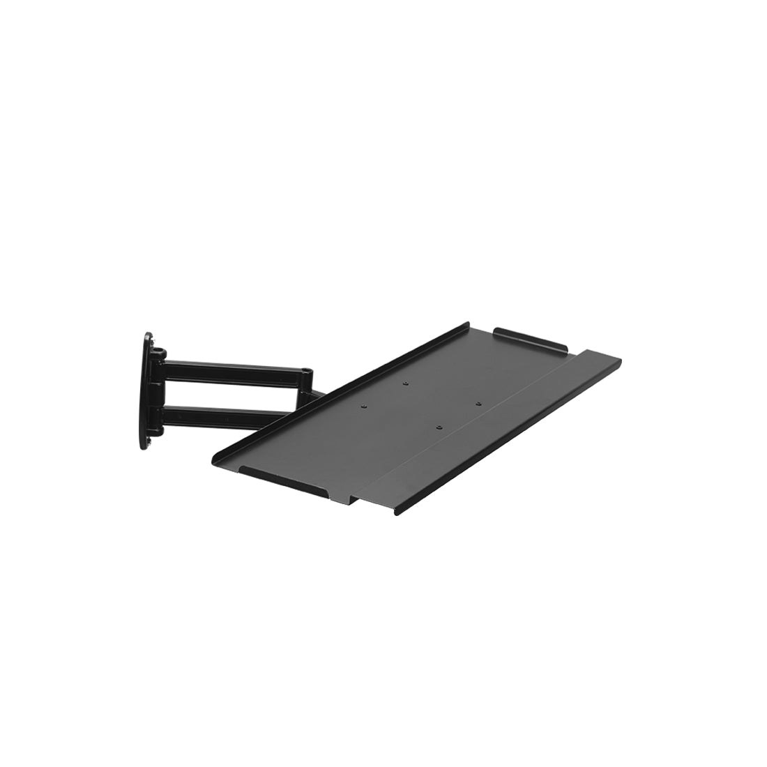 Wall-Mounted Adjustable Sim Racing Keyboard & Mouse Tray(Aluminum Arm Frame) - Mechdiy