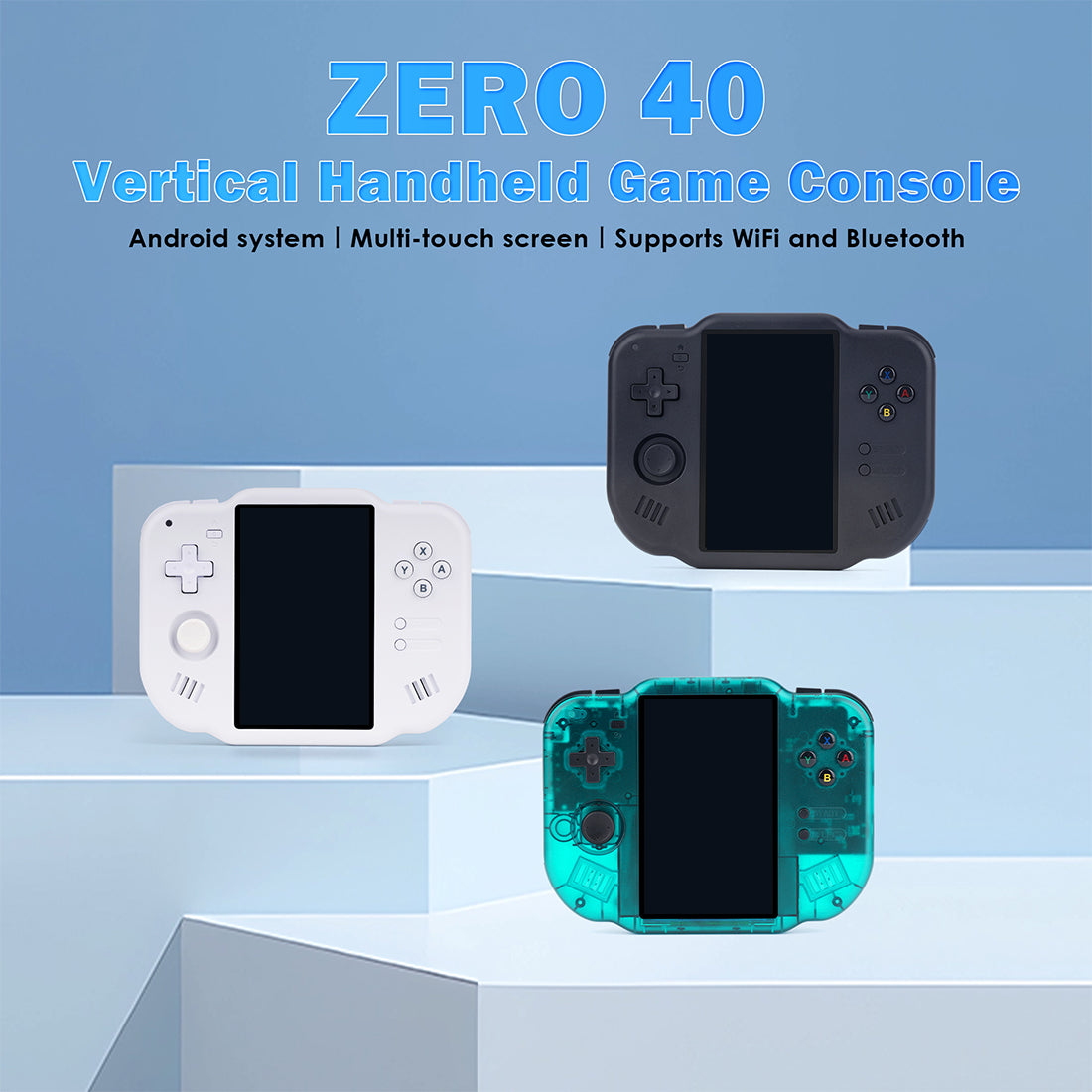 Mini Zero 40 Retro Handheld Game Console, Pantalla táctil vertical IPS de 4.0 pulgadas, 480 * 800, Laminación completa OCA de distancia Mini Zero 40 Retro Handheld Game Console, Pantalla táctil vertical IPS de 4.0 pulgadas, 480 * 800, Laminación completa OCA de distancia
