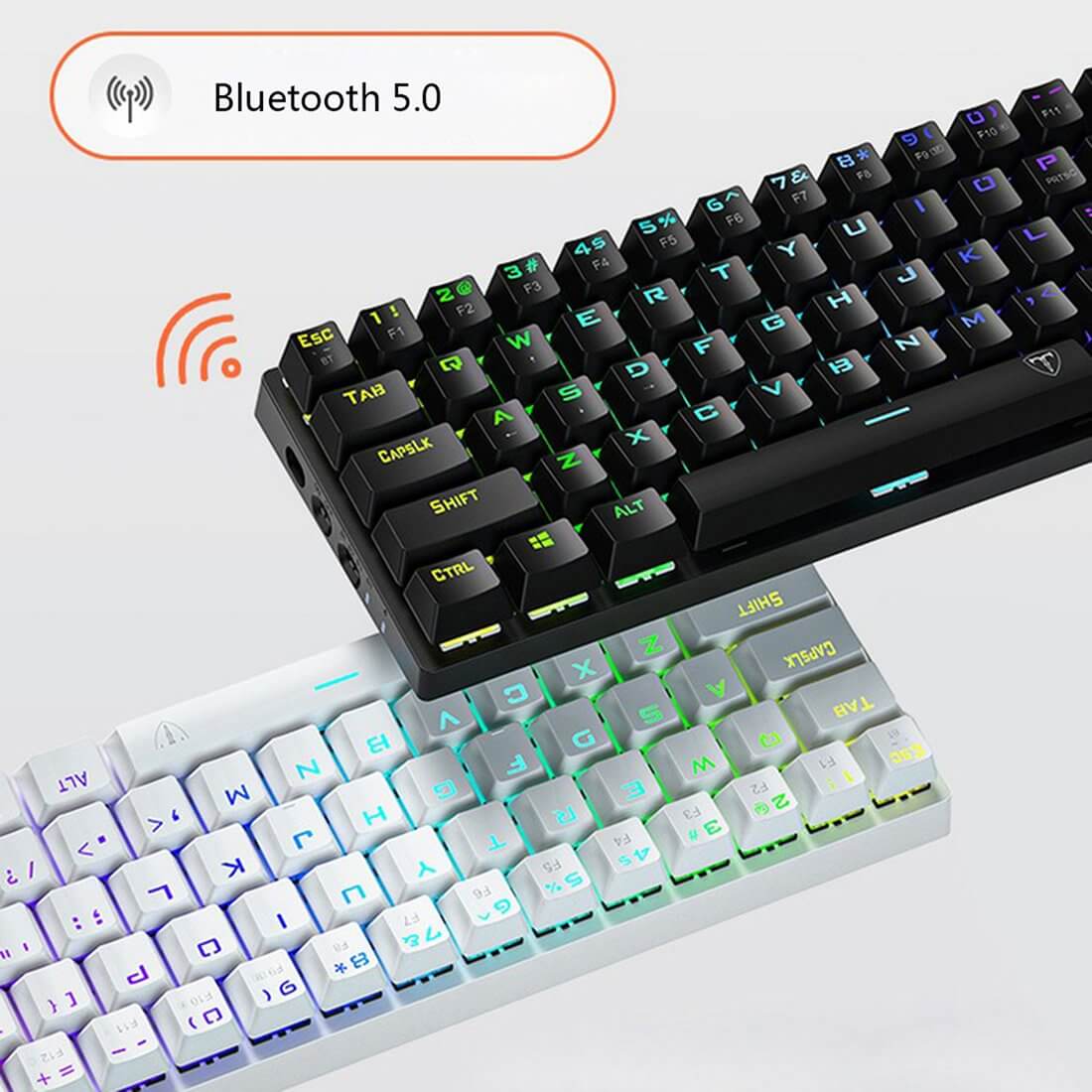 ET61 61 Keys Wireless Bluetooth RGB 60% Mechanical Gaming