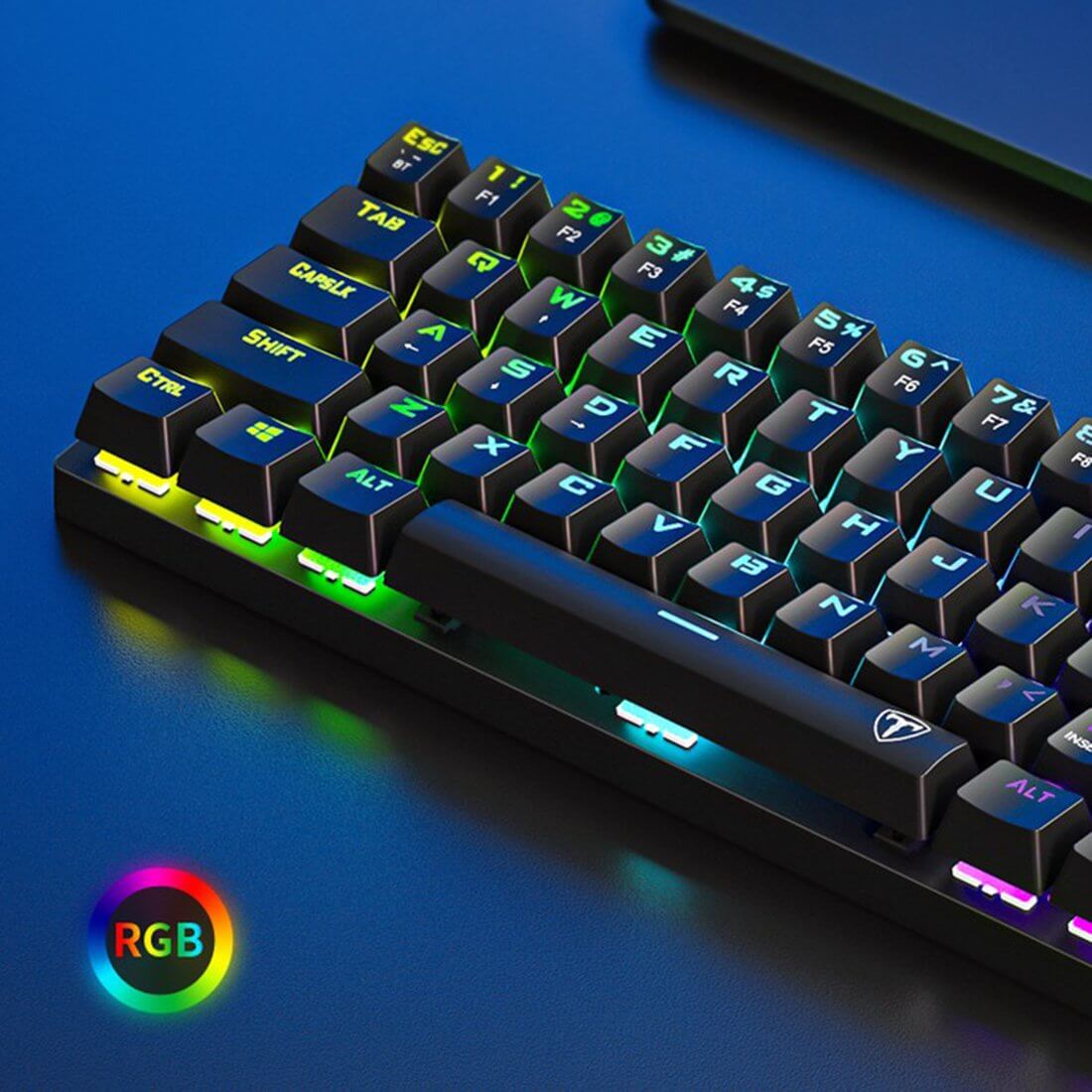 ET61 61 Keys Wireless Bluetooth RGB 60% Mechanical Gaming Keyboard