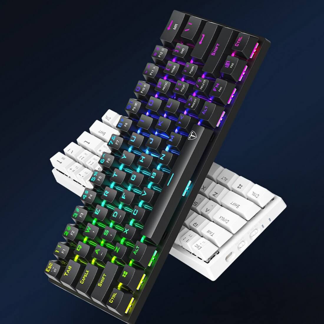 ET61 61 Keys Wireless Bluetooth RGB 60% Mechanical Gaming Keyboard